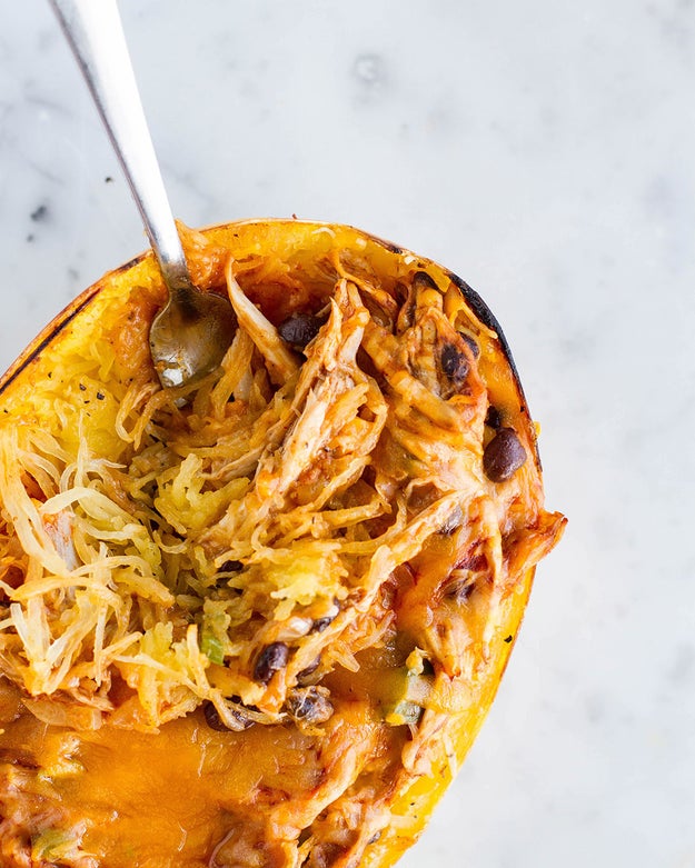 Chicken EnchiladaStuffed Spaghetti Squash Cara Elizabeth's Recipes