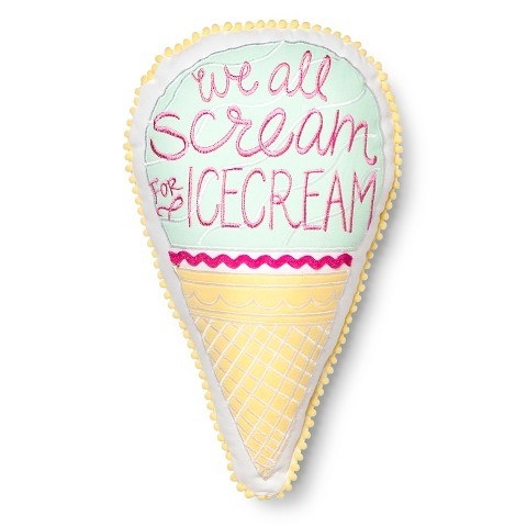 Snuggle up with this ice cream pillow from Target.