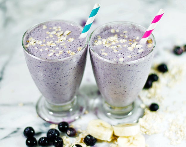 Recipe 4 - Blueberry Oatmeal Smoothie