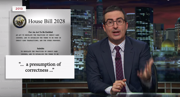 Oliver began the reported record-breaking segment explaining that American households owe a total of $12 trillion in debt. About $436 billion of that debt is 90 days or more past due, he said.