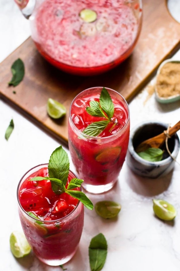 Watermelon Mojitos