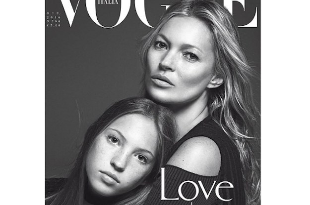 Kate Moss Posed With Her Daughter On "Vogue Italia" And Oh My God They