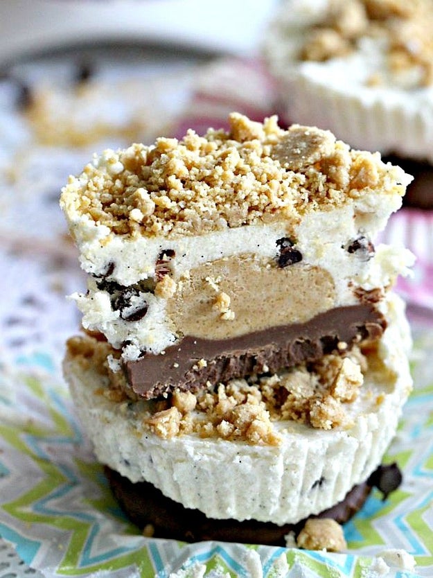 No-Bake Peanut Butter Cookie Dough Cups