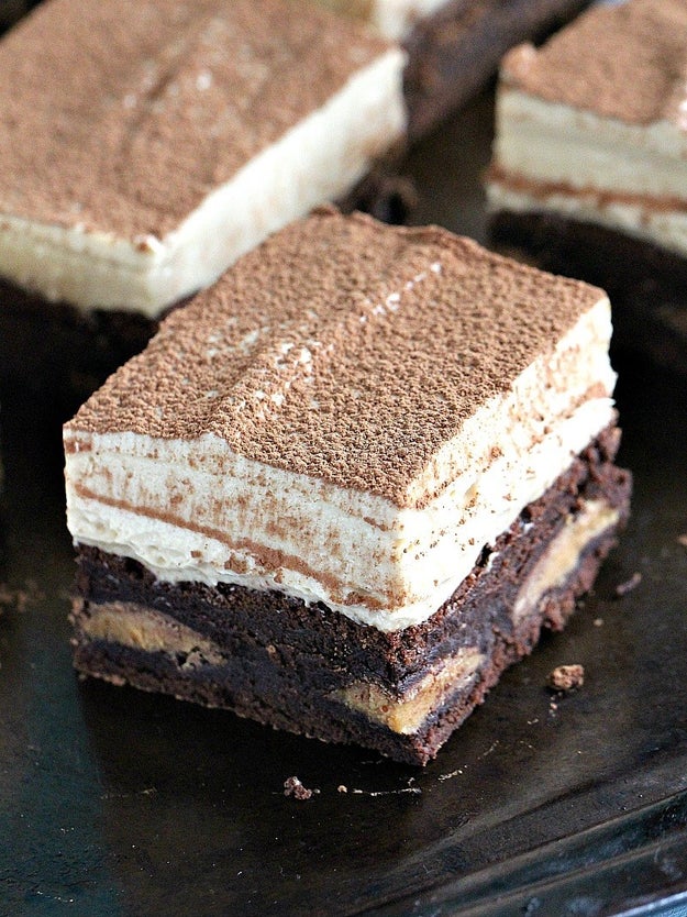 Peanut Butter Mousse Brownies