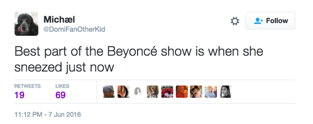 We rarely think of Beyoncé as one of our peers...