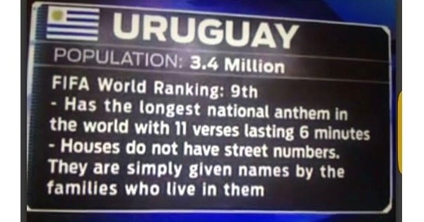 Cuando la televisión decidió informar que las casas en Uruguay no tienen numeración.