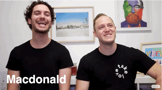 "At my previous job, there were five people named Josh, but no-one was actually called Josh, it was Hawko, Shieldy, Sharkie, Hendo and Jenny, so yeh, I find myself not calling people by their proper names." Josh says.