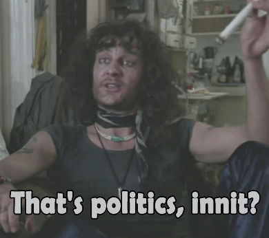 You're a political lightweight