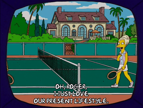 Playing tennis and summer just go hand in hand, really.