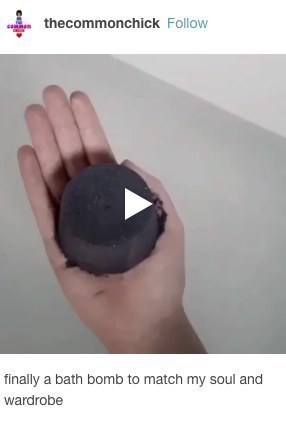 baptism black bath bomb