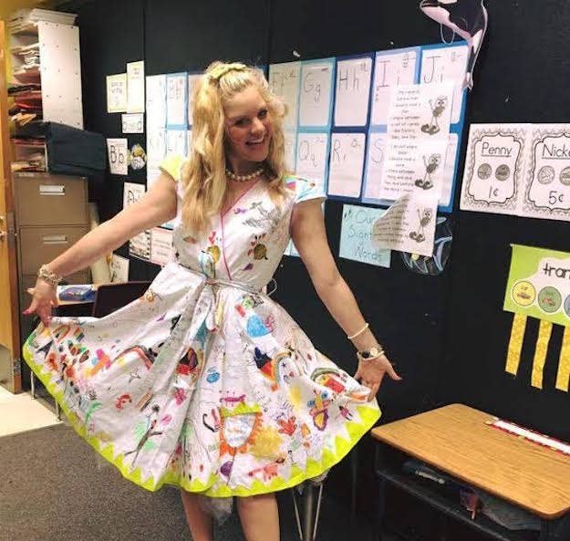 This Teacher Had An Amazingly Creative Way To Remember Her First Grade Class