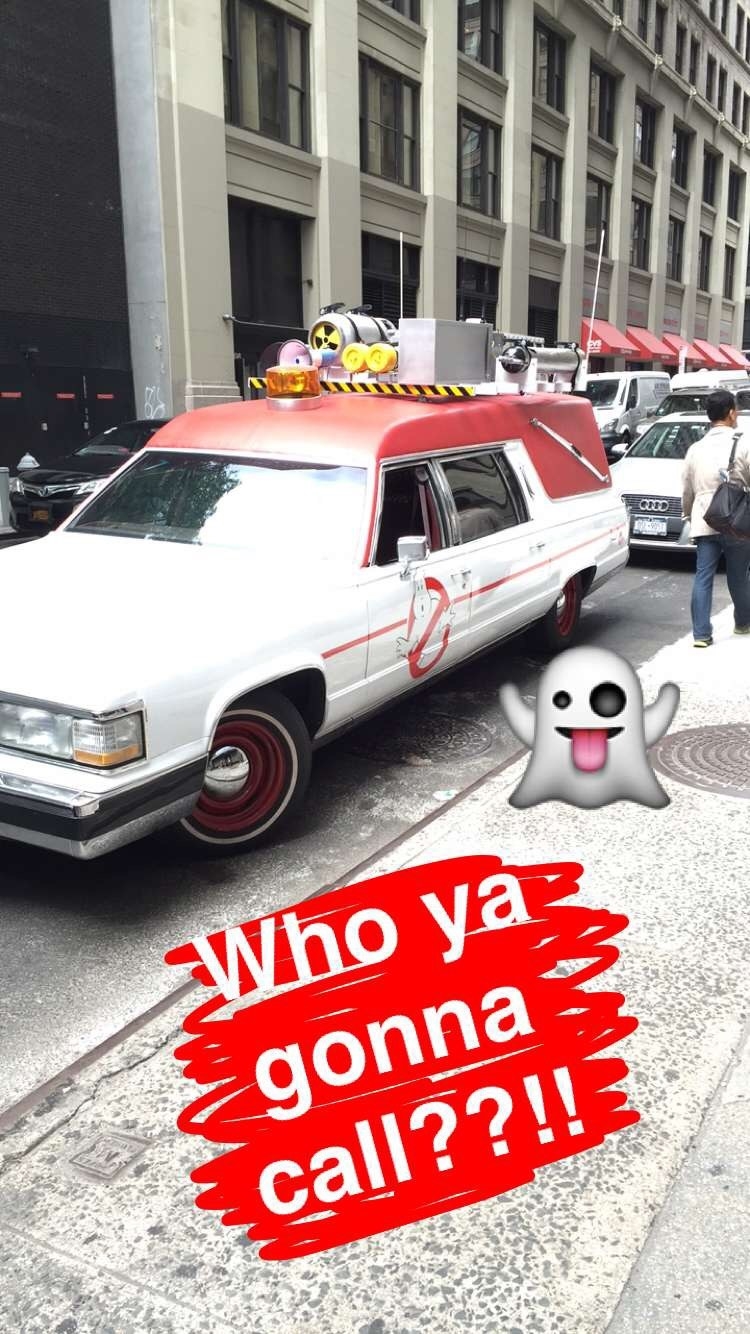 We Rode Around In A Ghost Mobile Replica From The "Ghostbuster" Movie