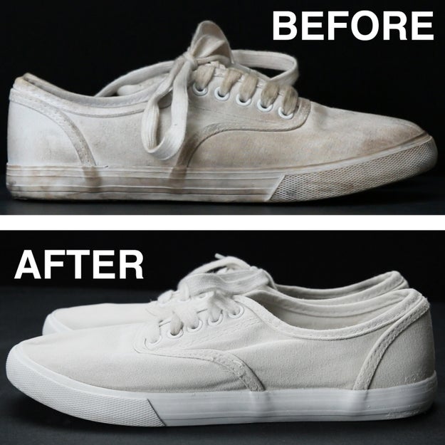 Finally There's An Easy Way To Clean Off Your White Shoes To Make Them Look  Brand New Again