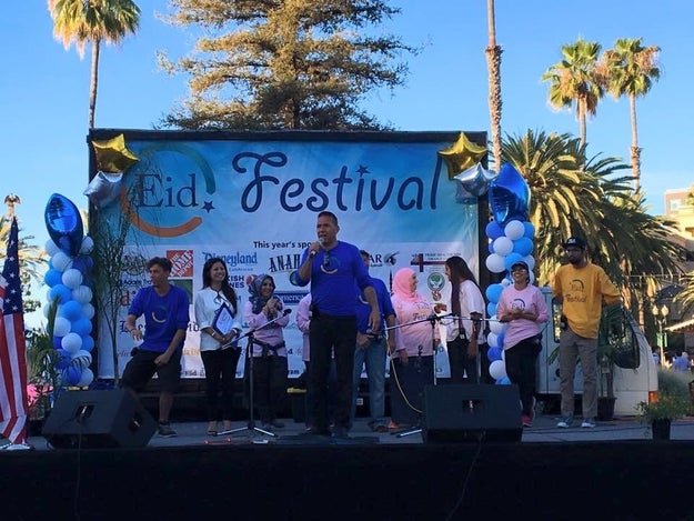 Muslim-Americans in the Los Angeles area celebrated Eid al-Fitr — an important Muslim holiday marking the end of the holy month of Ramadan — with a two-day Eid festival with food, games, entertainment, and musical performances.