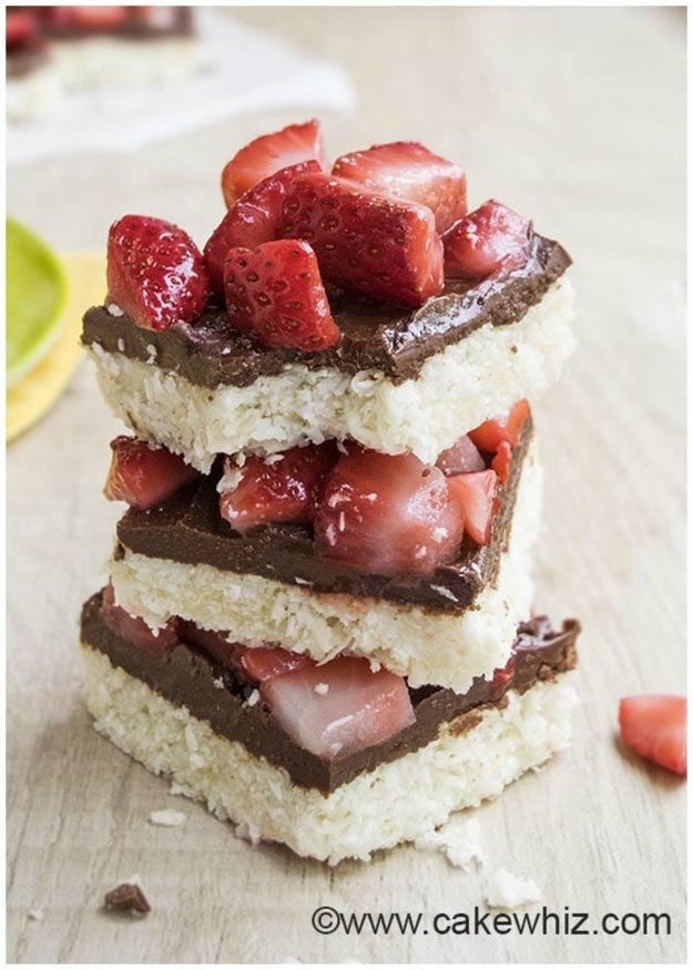 Strawberry Coconut Bars