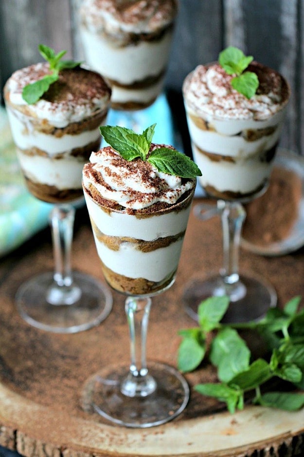 Coconut Cream Tiramisu Individual Trifles