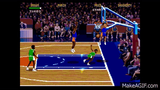 Oubliez les simulations! Dans NBA Jam, on pouvait faire des dunks improbables et jouer avec Bill Clinton.