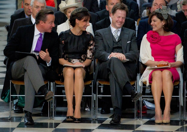 And at the Queen's diamond jubilee in 2012, he wowed us all over again with these cheeky statement shoes.