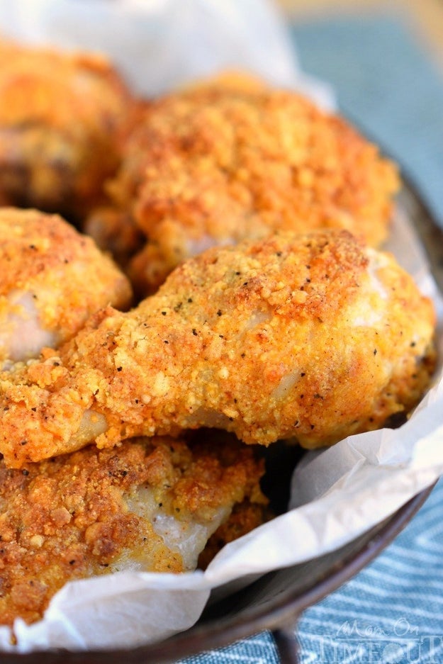 Buttermilk Ranch Oven Fried Chicken