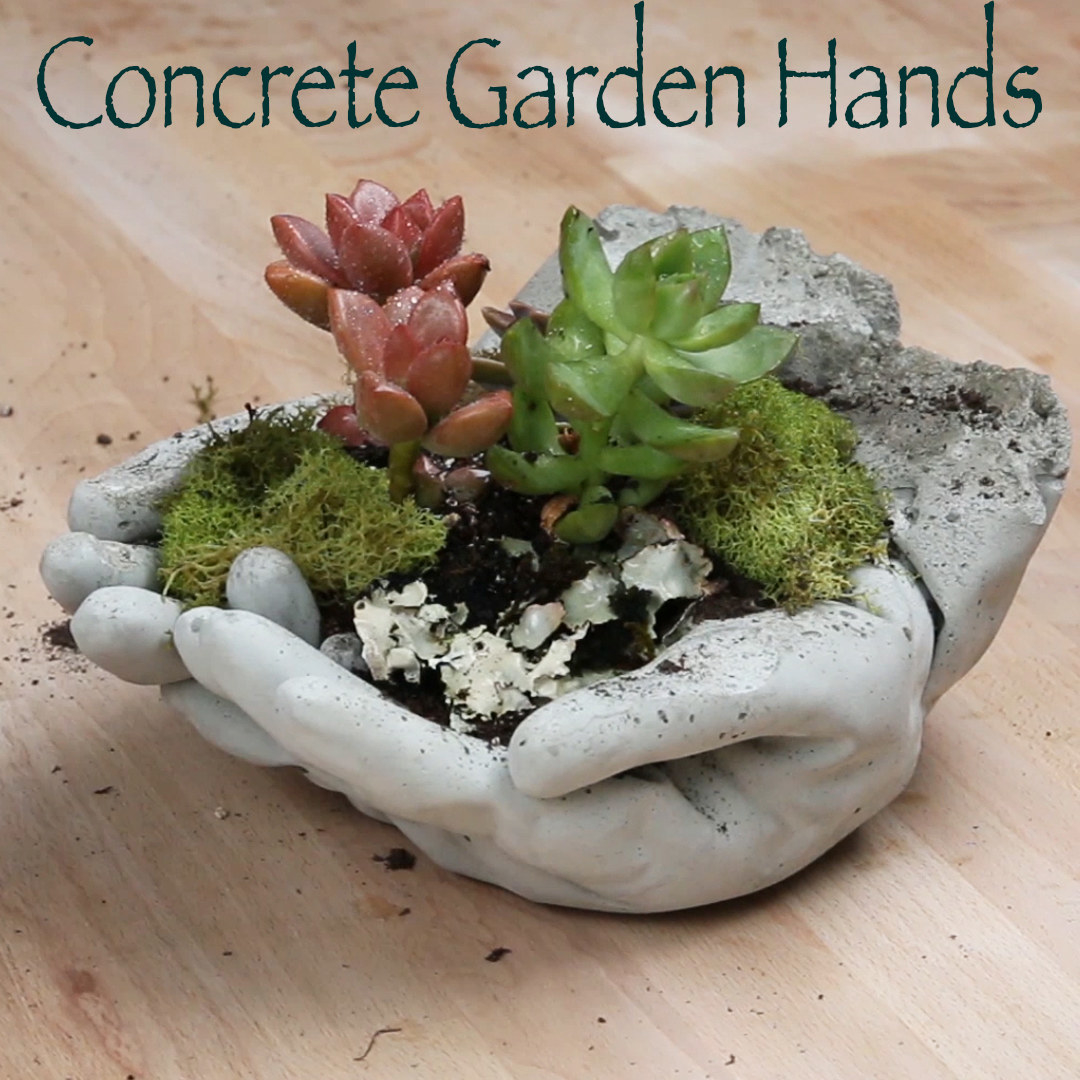 These Concrete Hands Will Be The Cutest Part Of Your Garden