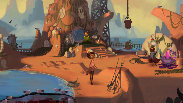 The protagonists in this coming-of-age story are two teens, and, as a player, you're free to switch between their stories. One is chosen to be sacrificed to a monster and decides to escape, while the other is a space-bound kid being taken care of by what's essentially a computer and is desperately hoping for an adventure to come his way.
