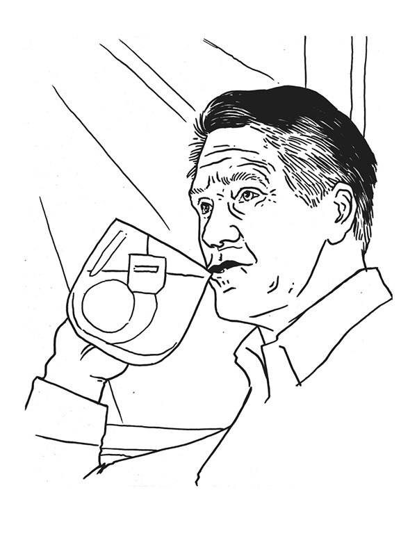 Here's Mitt Romney sipping a cup of tea: