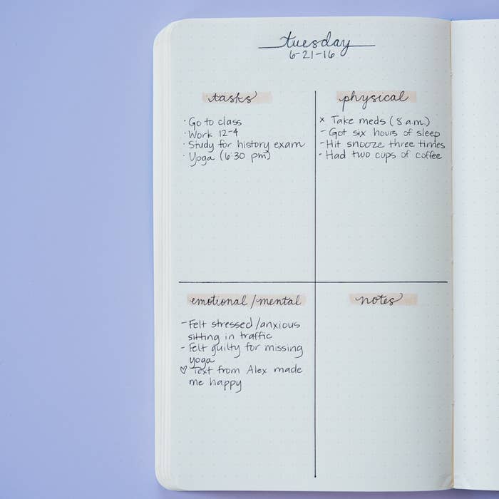Here S How To Use A Bullet Journal For Better Mental Health