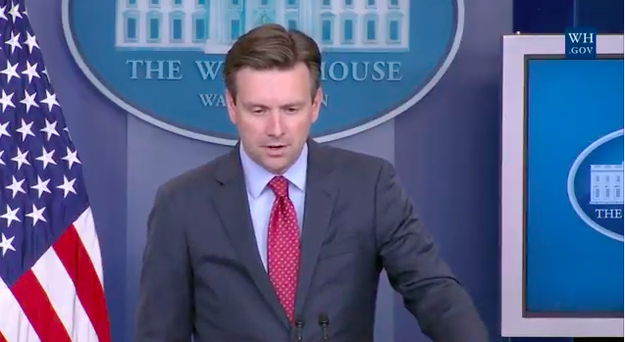 Josh Earnest said Obama offered condolences and assistance to France