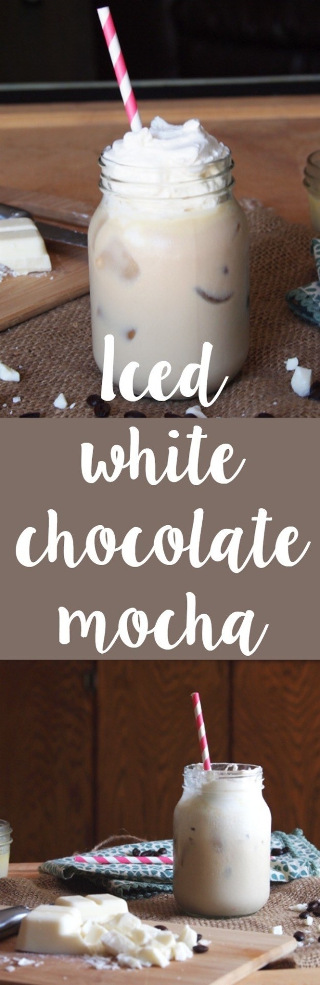 Iced white chocolate mocha