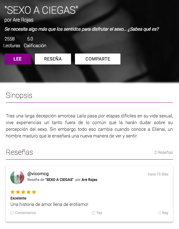Novelistik es como ir a una librería con súper poderes. Además de la portada del libro puedes ver comentarios, calificaciones y frases subrayadas de otros usuarios.