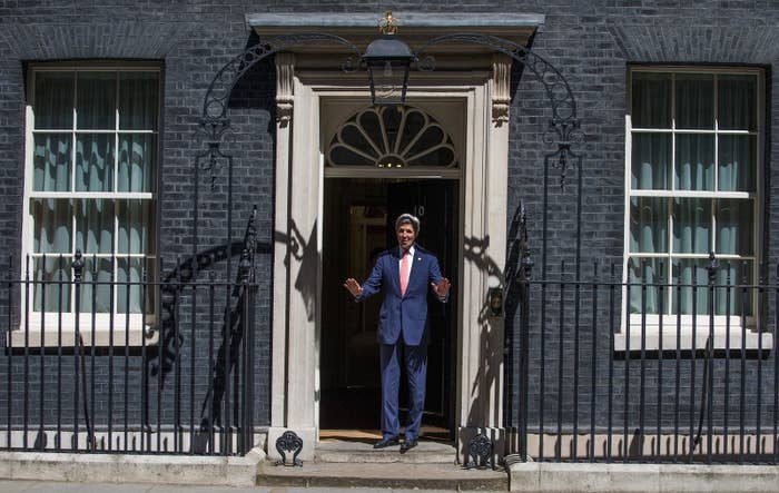 John Kerry Just Walked Straight Into The 10 Downing Street Door