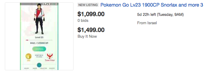 Sell you a level 30 pokémon go account by Tylerrrrmsn