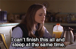In fact, you work every night and every weekend when you're hustling to finish a big project.