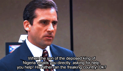 Image result for nigerian prince hope hes ok