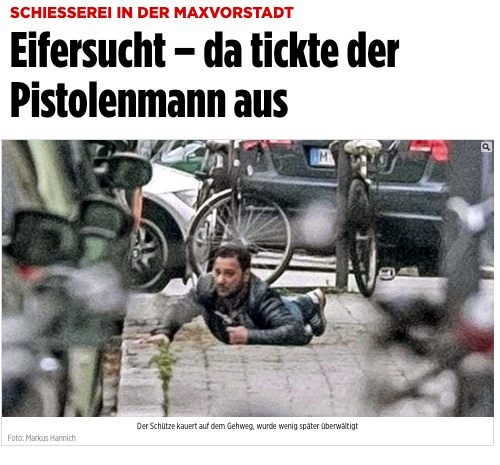 The photo is from April, as shown by this report from Bild, a German newspaper: