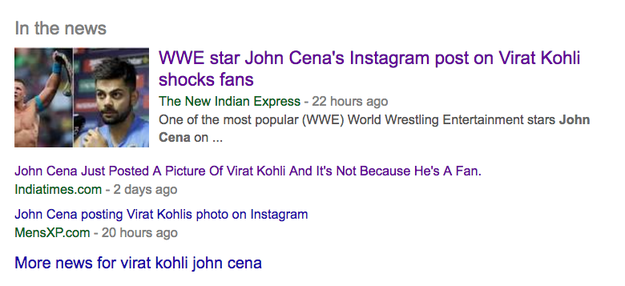 And everyone was wondering what was happening.