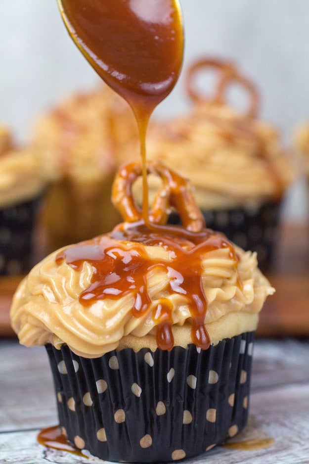 Gluten-Free Salted Caramel Cupcakes