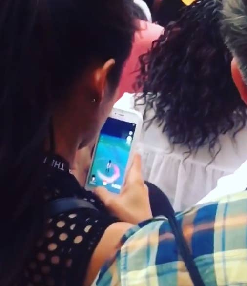 Someone Sat Front And Center At A Beyoncé Concert And Played Pokémon Go