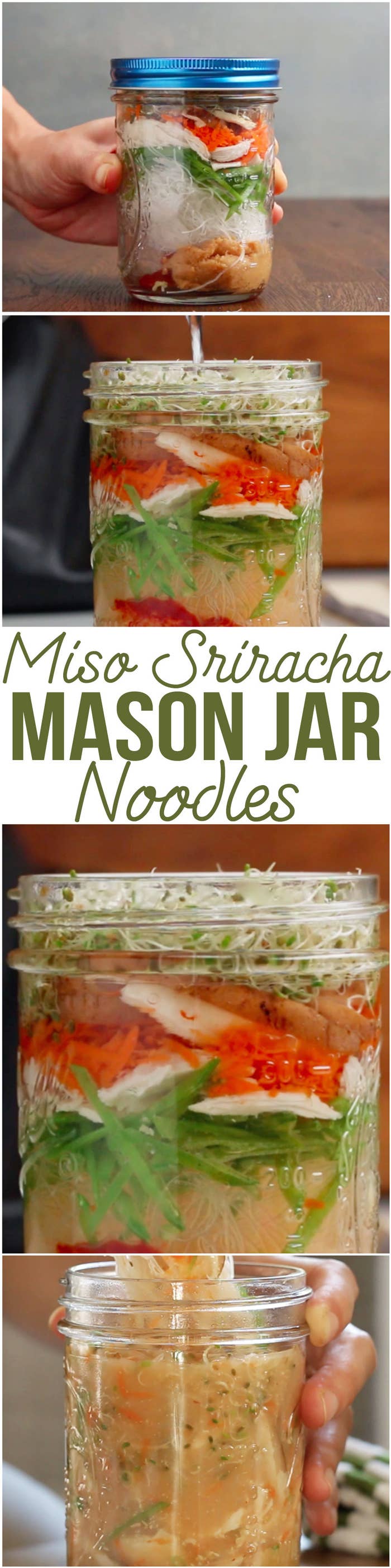 Miso Noodle Soup in a Jar Recipe