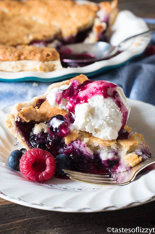Is it a cobbler or is it a pie? It’s the best of both worlds! Recipe here.