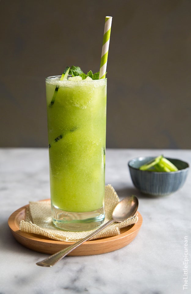 Cucumber Gin and Tonic Float