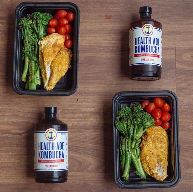 This curry chicken that pairs perfectly with kombucha.