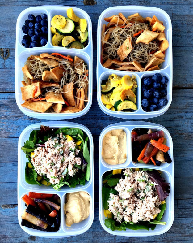 These bright, sunny lunches.