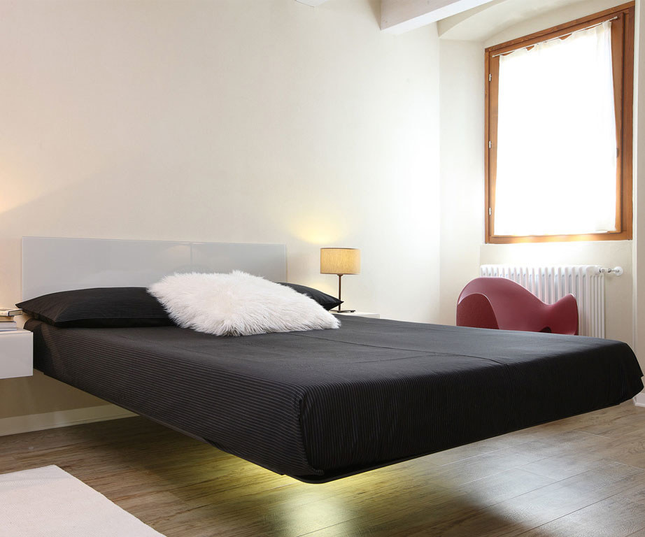 Since you sleep with an ~elevated~ state of mind. And if you want to exaggerate your powers, you can decorate with a levitating speaker, a floating lamp, and a hovering bonsai tree. Check it out on UrbanSuite.