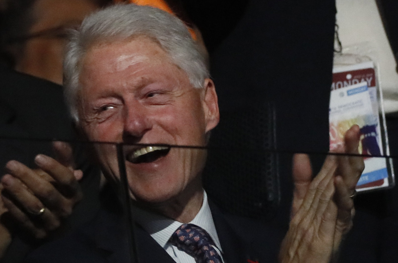 The First Day Of The DNC As Told By Bill Clinton's Facial Expressions