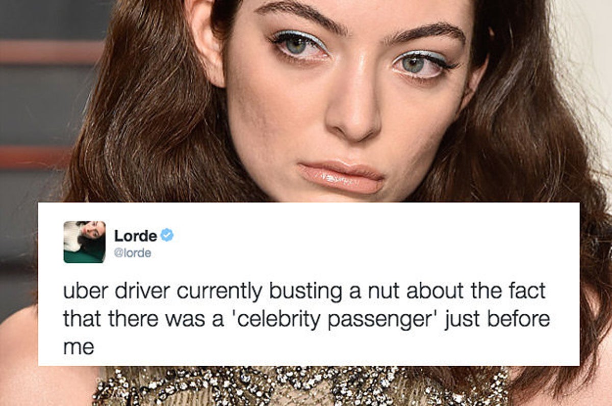 Lorde Just Tweeted The Funniest Story About Using Uber