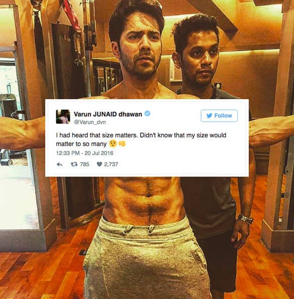 585px x 594px - John Abraham And Varun Dhawan Ate Breakfast In Nothing But Towels