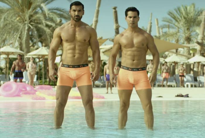700px x 471px - John Abraham And Varun Dhawan Ate Breakfast In Nothing But Towels