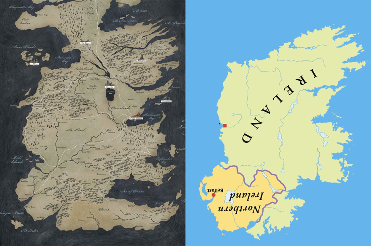 One Thing You Might Not Know About The Map From “Game Of Thrones”, image size:1250x830