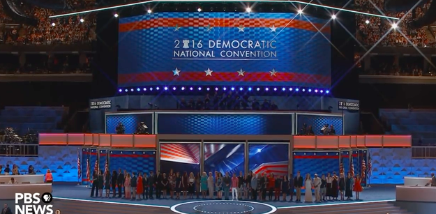 Last night at the Democratic National Convention, the already star-studded event featured a performance of the song, 